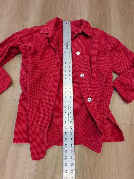 Free People Arlo Red Plaid Set Button Blouse And Mini Dress Size S - Picture 5 of 14